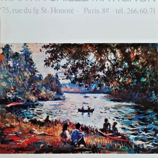 Peintres de l'école de Crozant Documents Galerie Martin-Caille 1977 custom text