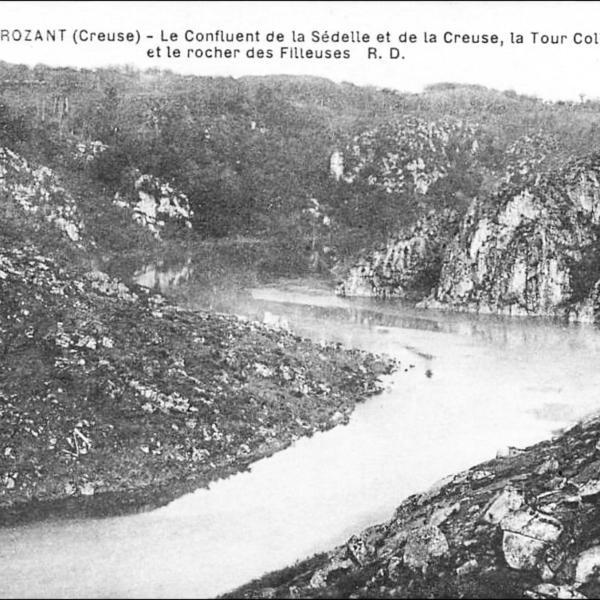 Peintres de l'école de Crozant Cartes postales Crozant - La fileuse custom text