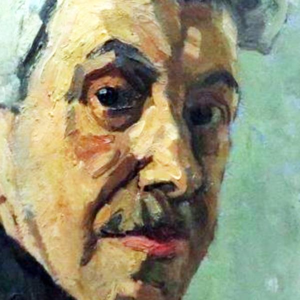 Peintres de l'école de Crozant Bichet Charles Bichet Charles - Autoportrait custom text