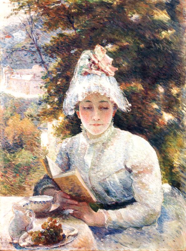 Peintres de l'école de Crozant Bracquemond Marie Marie Bracquemond - Le Goûter custom text
