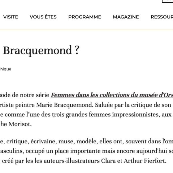 Peintres de l'école de Crozant Documents Orsay - Marie Bacquuemond custom text
