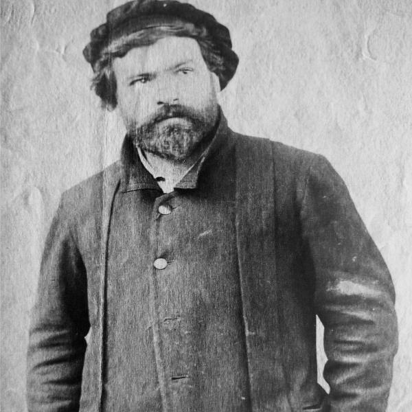 Peintres de l'école de Crozant Documents Léon Detroy - Photo vers 1890 custom text