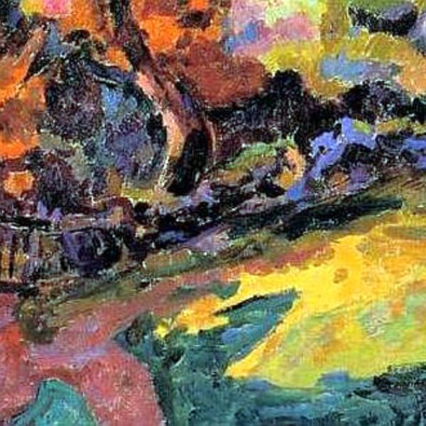Peintres de l'école de Crozant Guillaumin Armand Armand Guillaumin - paysage à Crozant custom text
