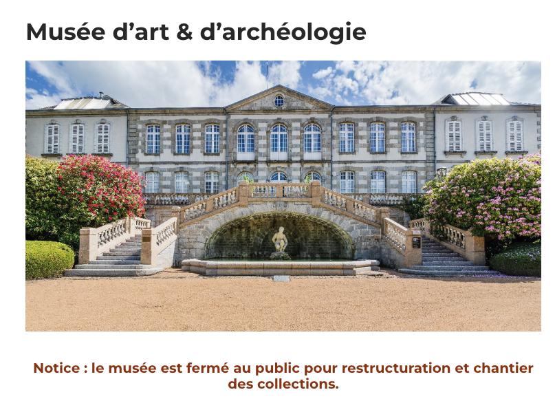 Peintres de l'école de Crozant Les musées Musée d'art et d'archéologie de Guéret custom text
