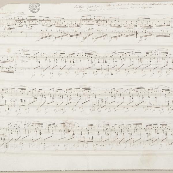 Peintres de l'école de Crozant Documents Ballade Op 52 No 4 - Frédéric Chopin custom text