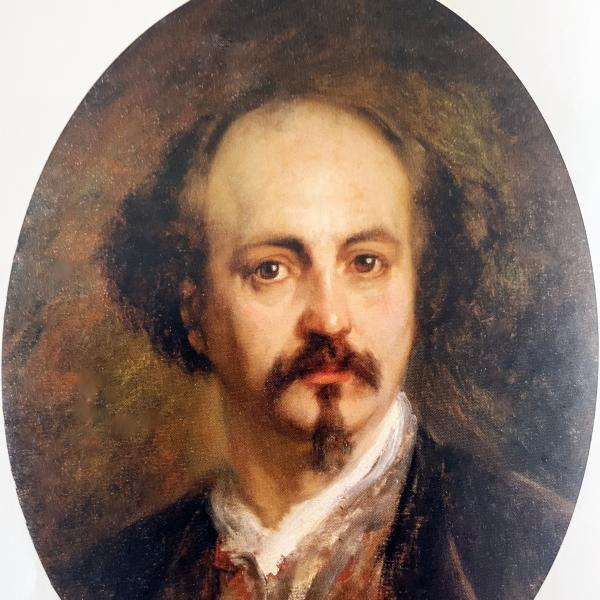 Peintres de l'école de Crozant Antigna Alexandre Antigna Alexandre - autoportrait 1852 custom text
