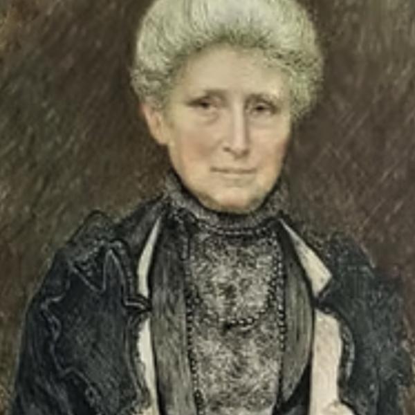 Peintres de l'école de Crozant Antigna Hélène Antigna Helene portrait par Marc Antigna custom text