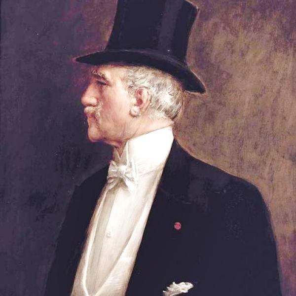 Peintres de l'école de Crozant Béraud Jean Jean Beraud  - Autoportrait custom text