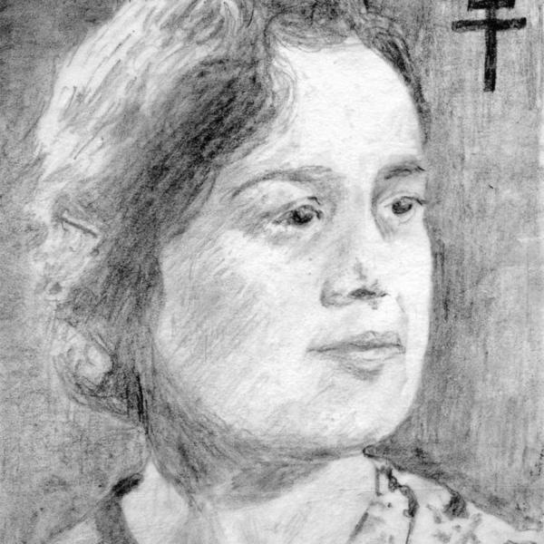 Peintres de l'école de Crozant Documents Agnès Humbert- Dessin résistante custom text