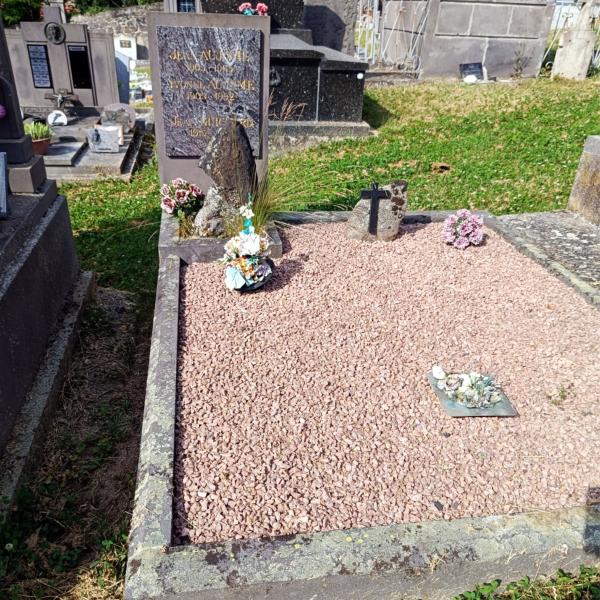 Peintres de l'école de Crozant Documents Aujame Jean - Sa tombe custom text
