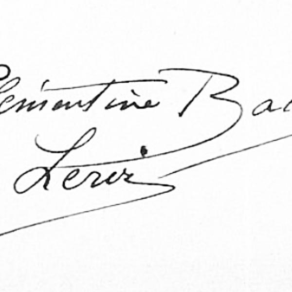 Peintres de l'école de Crozant Documents Ballot Clementine - signature custom text