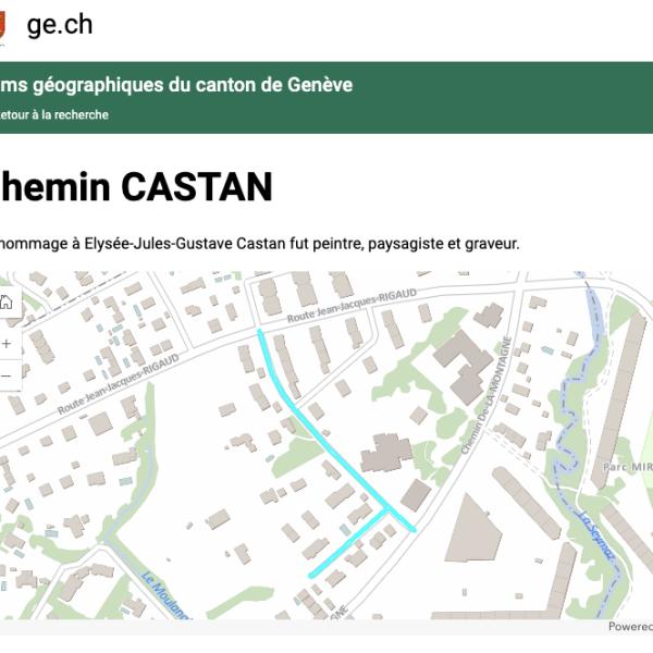 Peintres de l'école de Crozant Documents Chemin CASTAN custom text