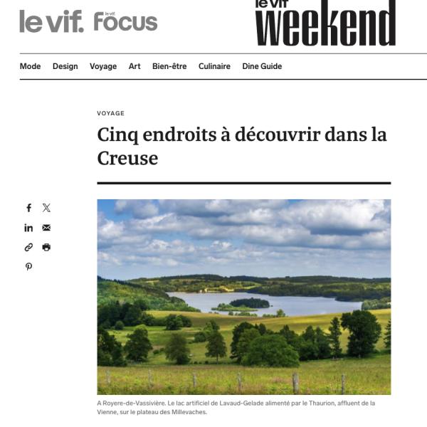 Peintres de l'école de Crozant Documents Cinq endroits à découvrir dans la Creuse custom text