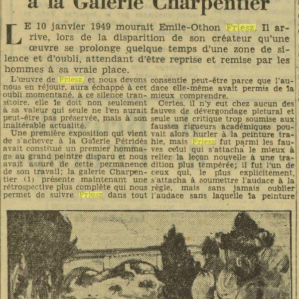 Peintres de l'école de Crozant Documents Combat 1950 custom text