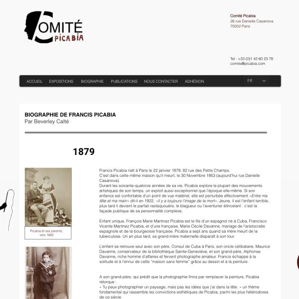 Peintres de l'école de Crozant Documents Comite Picabia - biographie custom text