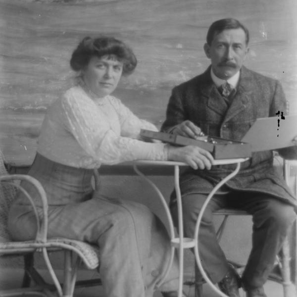 Peintres de l'école de Crozant Documents Eugène et Marcelle Alluaud, sept. 1910 custom text