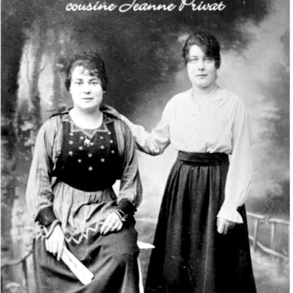Peintres de l'école de Crozant Documents Jeanne Juillet en 1919 custom text