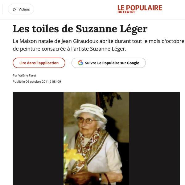 Peintres de l'école de Crozant Documents Le Populaire du Centre custom text