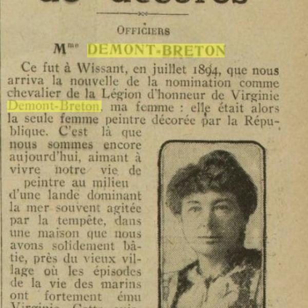 Peintres de l'école de Crozant Documents Excelsior, 22 janv. 1914, p. 2/10 custom text