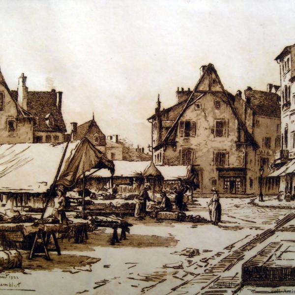 Peintres de l'école de Crozant Humblot Émile Emile Humblot - Vieux Cusset custom text
