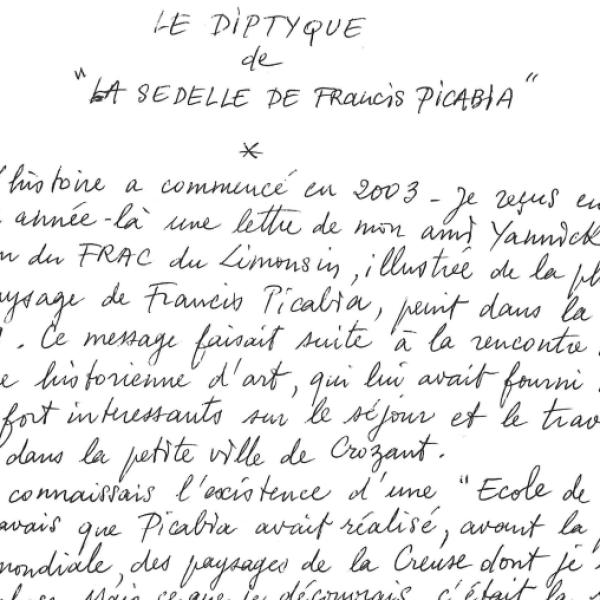 Peintres de l'école de Crozant Documents Lettre Crozant custom text