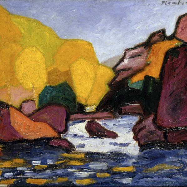 Peintres de l'école de Crozant Picabia Francis Francis Picabia - Bords de la Sédelle custom text
