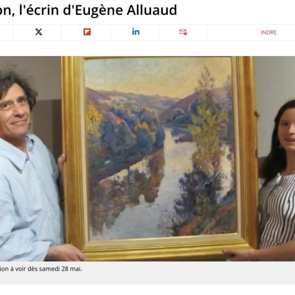 Peintres de l'école de Crozant La Presse Éguzon, l'écrin d'Eugène Alluaud custom text