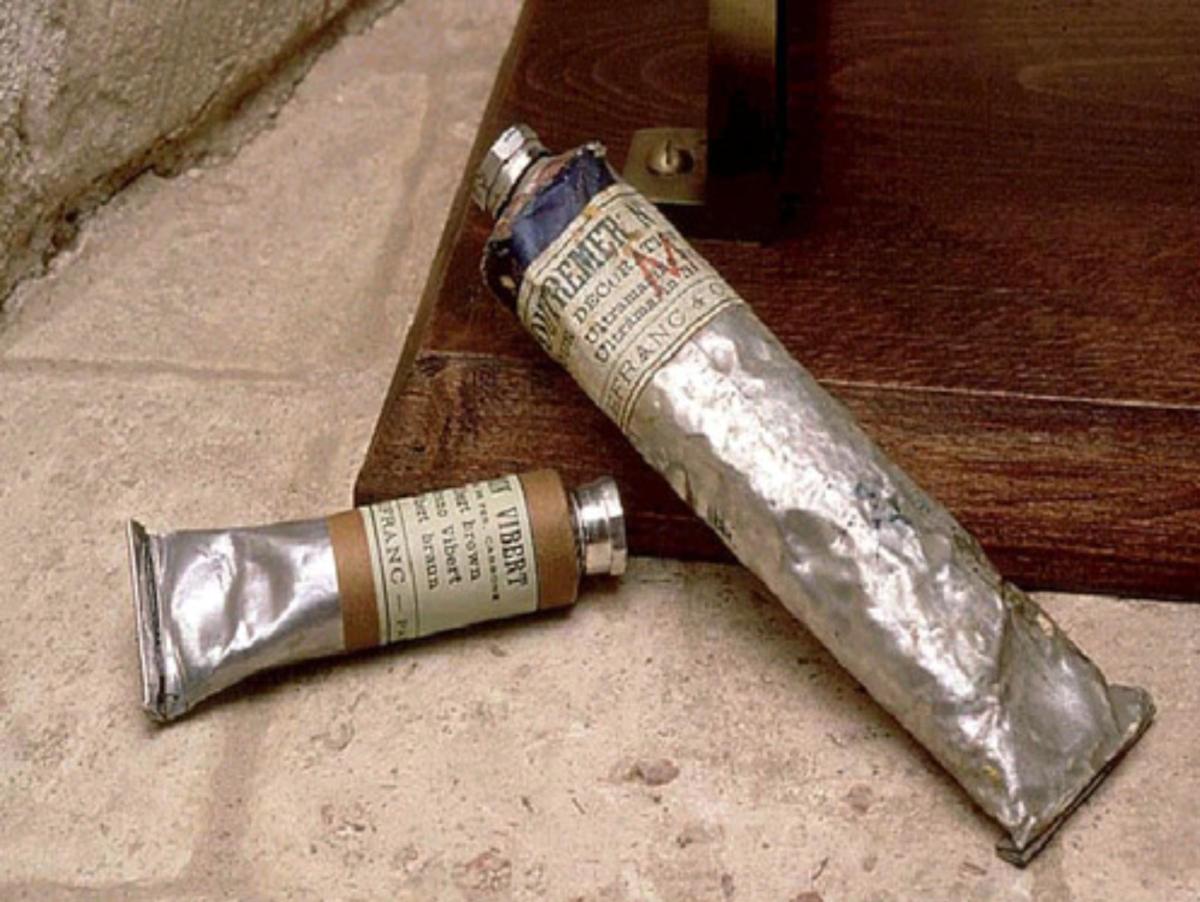 Peintres de l'école de Crozant Le tube de peinture Tubes de peinture Lefranc&Bourgeois custom text