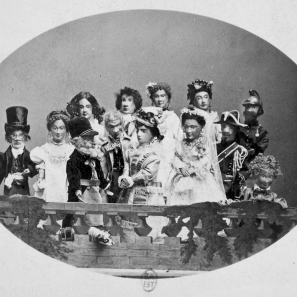 Peintres de l'école de Crozant Verdot Placide Placide Verdot - Marionettes à Nohant custom text